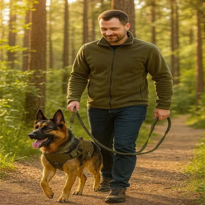 Dog Harness Tactical Vest Adjustable Reflective Control Handle
