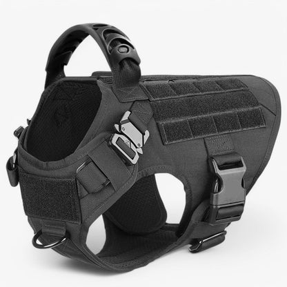 Dog Harness Tactical Vest Adjustable Reflective Control Handle