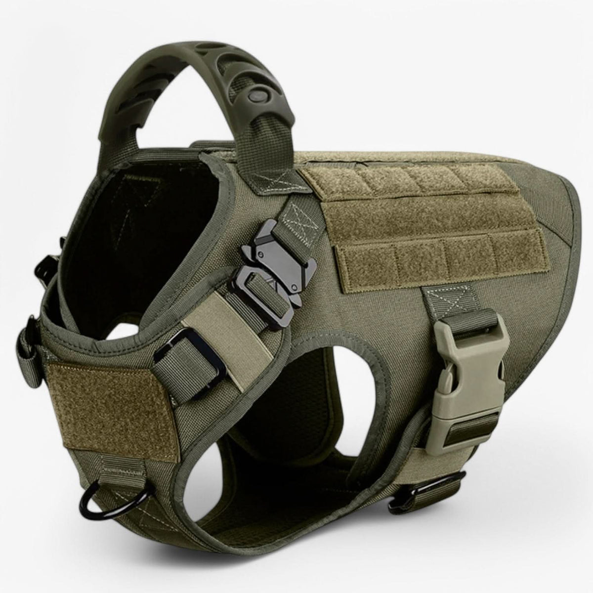Dog Harness Tactical Vest Adjustable Reflective Control Handle