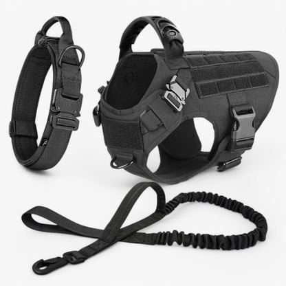 Dog Harness Tactical Vest Adjustable Reflective Control Handle