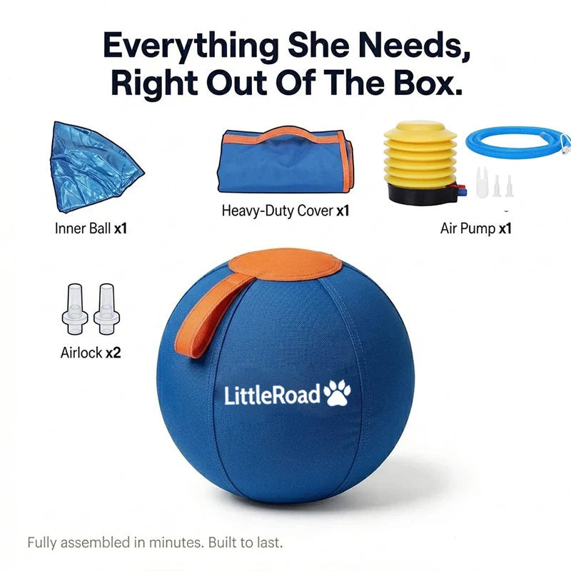 Dog Herding Ball Puncture-Resistant Shell Pump Included