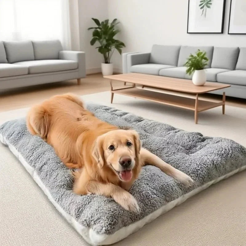 Dog Mat Thick Plush Padded Comfort Easy-Care Material