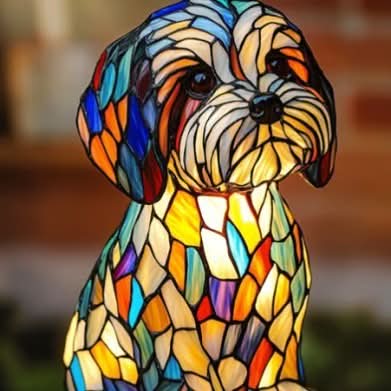 Dog Night Light Warm White LED USB Powered