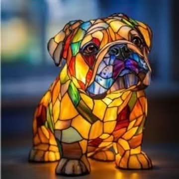 Dog Night Light Warm White LED USB Powered