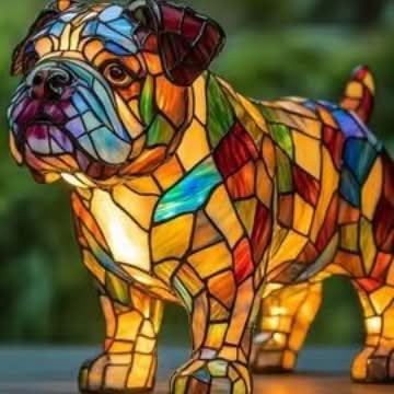 Dog Night Light Warm White LED USB Powered