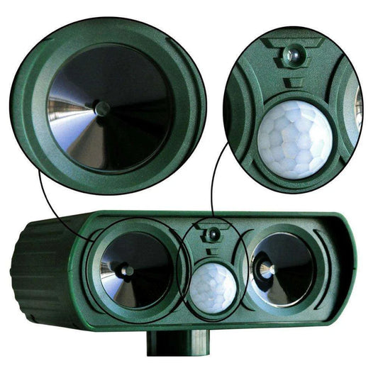 Dog Repellent Ultrasonic & Solar-Powered 26 Ft Range