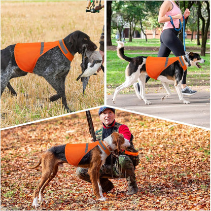 Dog Safety Vest Reflective Strips & Adjustable Straps