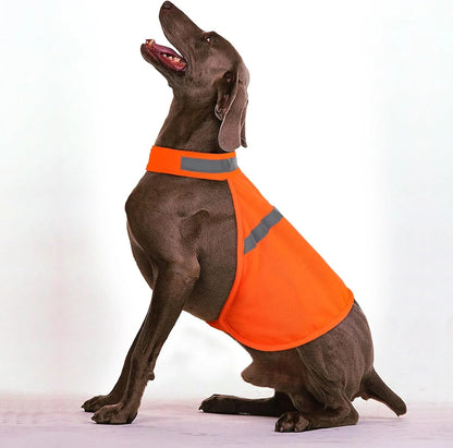 Dog Safety Vest Reflective Strips & Adjustable Straps