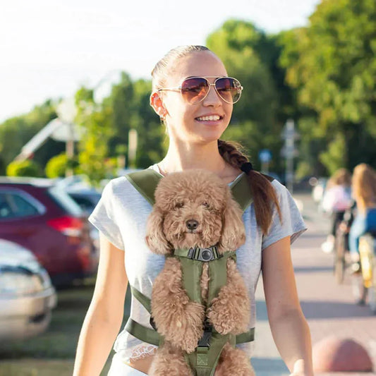 Dog Shoulder Carrier Padded Adjustable Straps & Breathable Mesh