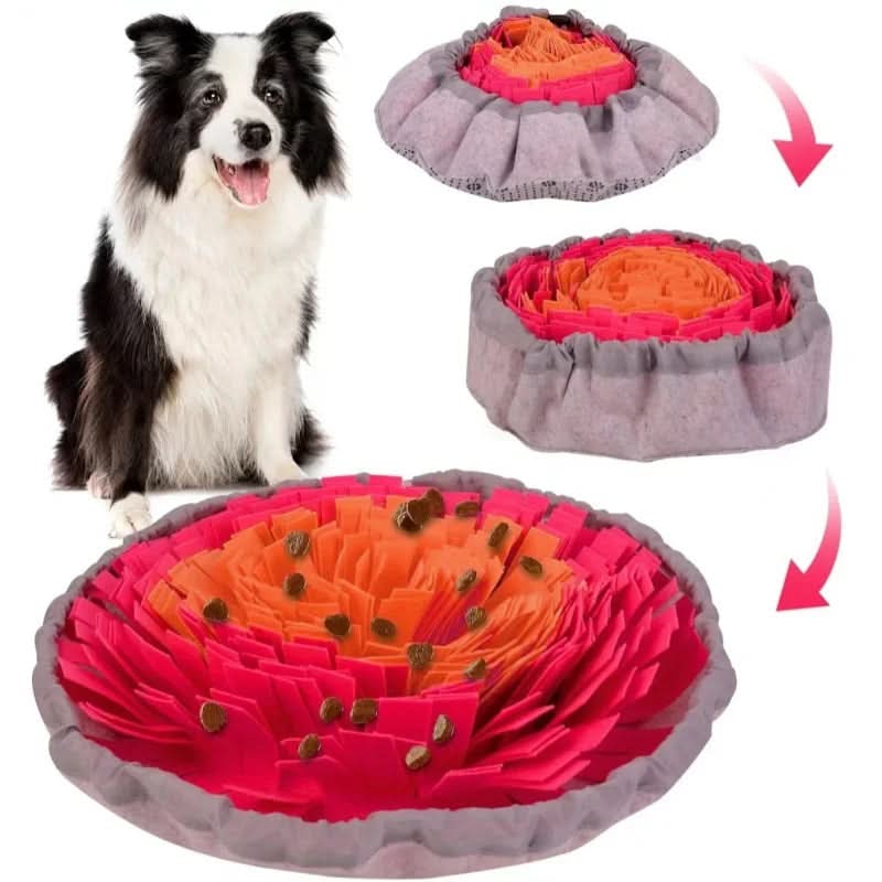 Dog Snuffle Mat Slow-Feeding Washable Eco-Friendly Felt