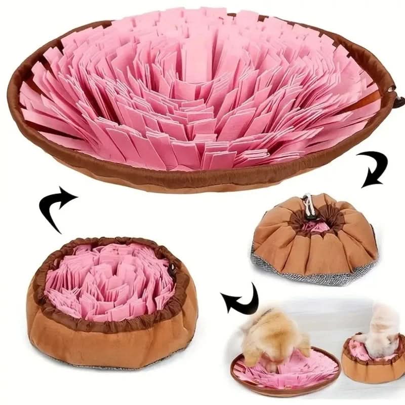 Dog Snuffle Mat Slow-Feeding Washable Eco-Friendly Felt