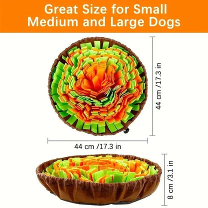 Dog Snuffle Mat Slow-Feeding Washable Eco-Friendly Felt