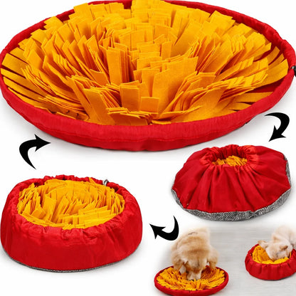 Dog Snuffle Mat Slow-Feeding Washable Eco-Friendly Felt