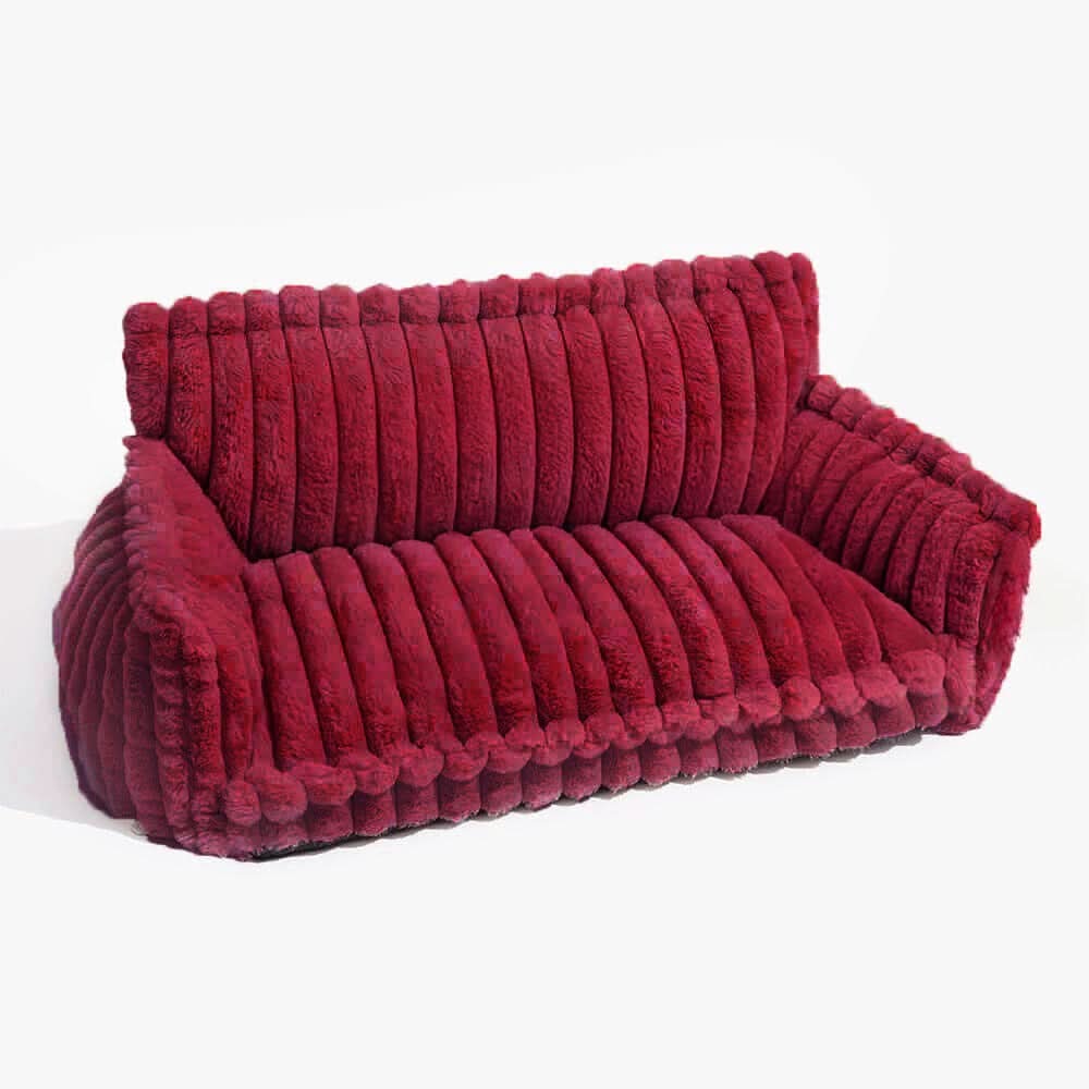 Dog Sofa Bed Orthopedic Memory Foam Washable Cover Raised Edges