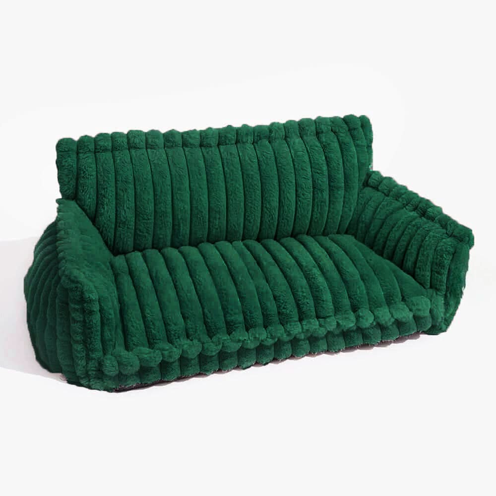 Dog Sofa Bed Orthopedic Memory Foam Washable Cover Raised Edges