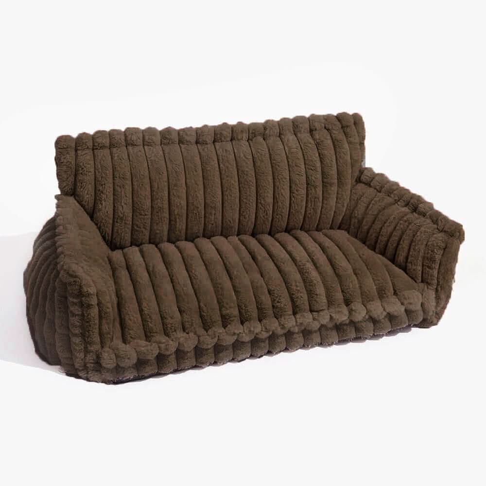 Dog Sofa Bed Orthopedic Memory Foam Washable Cover Raised Edges