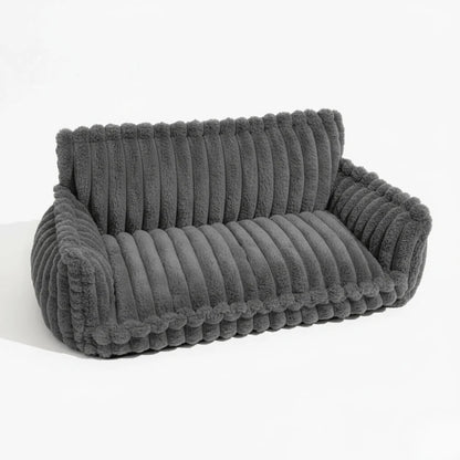 Dog Sofa Bed Orthopedic Memory Foam Washable Cover Raised Edges
