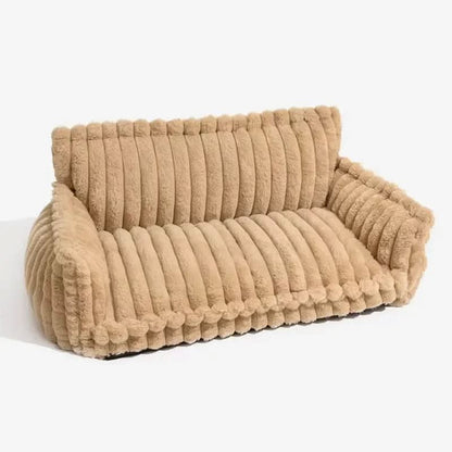 Dog Sofa Bed Orthopedic Memory Foam Washable Cover Raised Edges