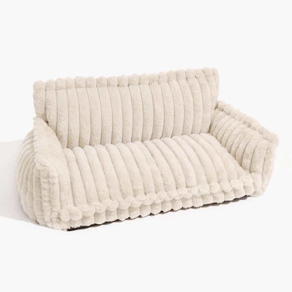 Dog Sofa Bed Orthopedic Memory Foam Washable Cover Raised Edges