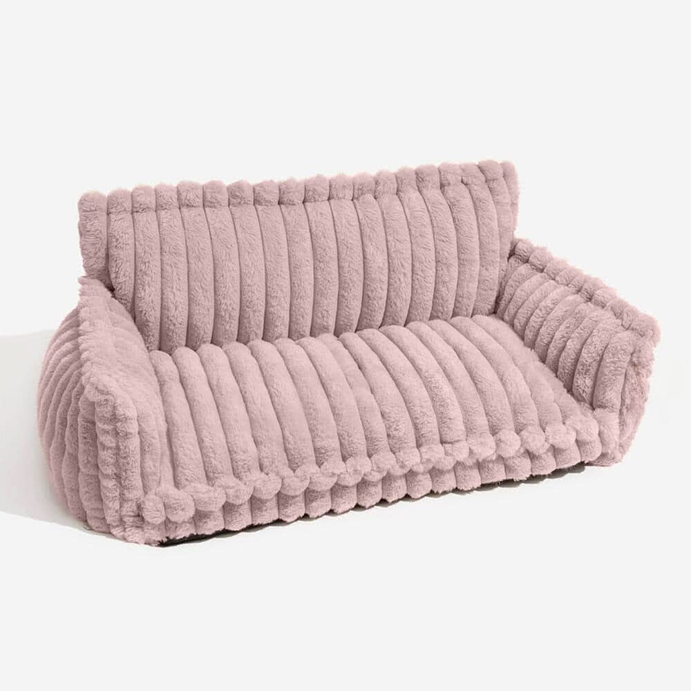 Dog Sofa Bed Orthopedic Memory Foam Washable Cover Raised Edges