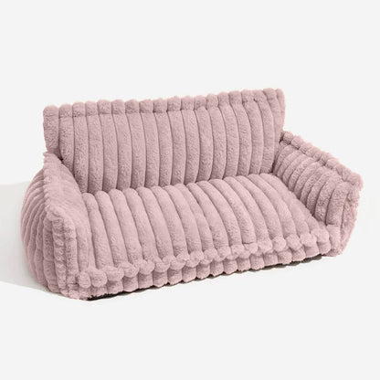 Dog Sofa Bed Orthopedic Memory Foam Washable Cover Raised Edges