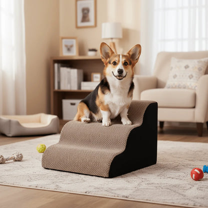 Dog Stairs High-Density Foam Shape-Retaining 2 or 3 Steps