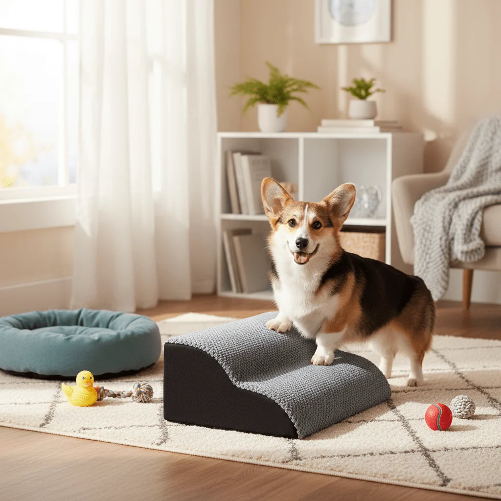 Dog Stairs High-Density Foam Shape-Retaining 2 or 3 Steps