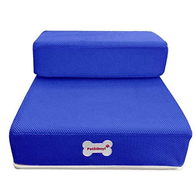 Dog Stairs Padded Non-Slip Two-Step with Washable Cover