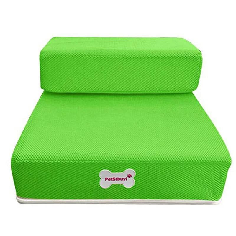 Dog Stairs Padded Non-Slip Two-Step with Washable Cover