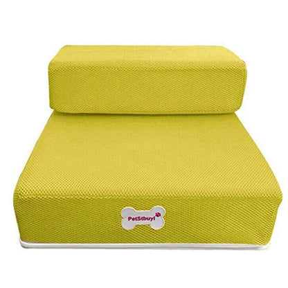 Dog Stairs Padded Non-Slip Two-Step with Washable Cover