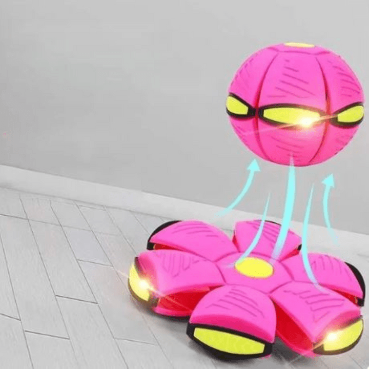 Dog Toy Convertible Disc & Ball Durable Non-Toxic