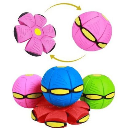 Dog Toy Convertible Disc & Ball Durable Non-Toxic