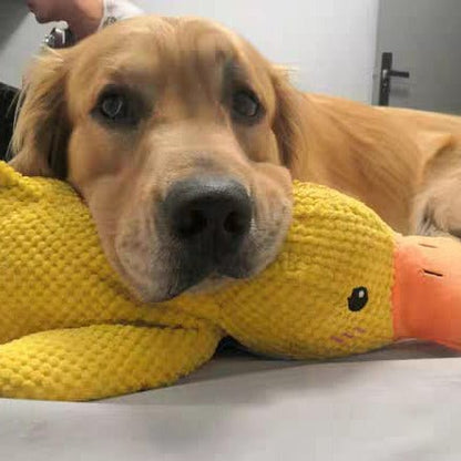 Dog Toy Plush Quacking Sound-Activated