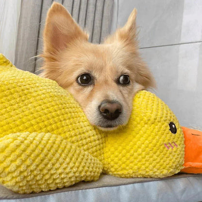 Dog Toy Plush Quacking Sound-Activated