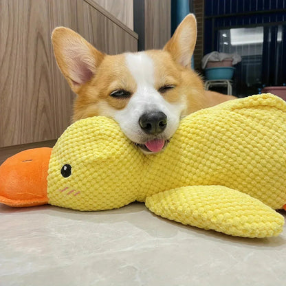 Dog Toy Plush Quacking Sound-Activated