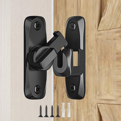 Door Bolt Adjustable 90° & 180° No-Drill Mount