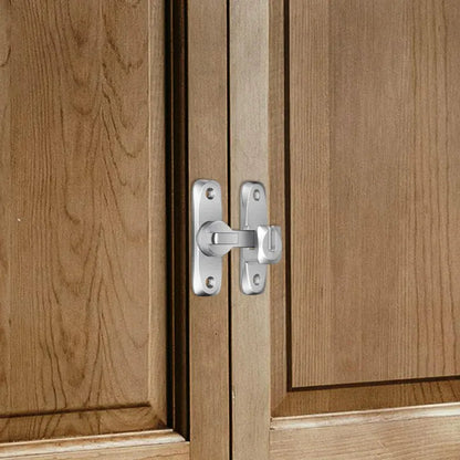 Door Bolt Adjustable 90° & 180° No-Drill Mount