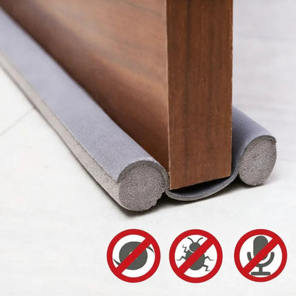 Door Draft Seal Double-Barrier Snap-On 90 cm