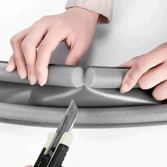 Door Draft Seal Double-Barrier Snap-On 90 cm