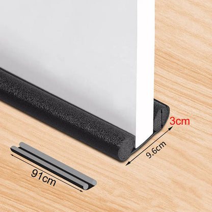 Door Draft Seal Double-Barrier Snap-On 90 cm