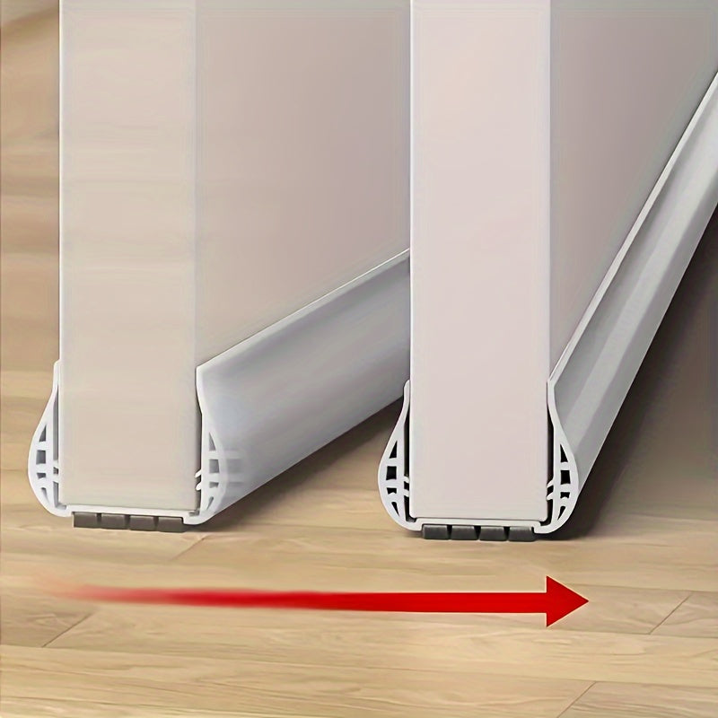 Door Draft Stopper Adjustable Insulating Tool-Free Installation
