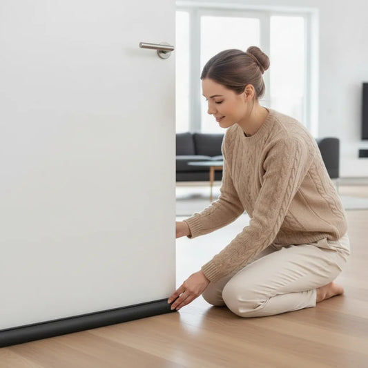 Door Draft Stopper Double-Layer Tool-Free Installation