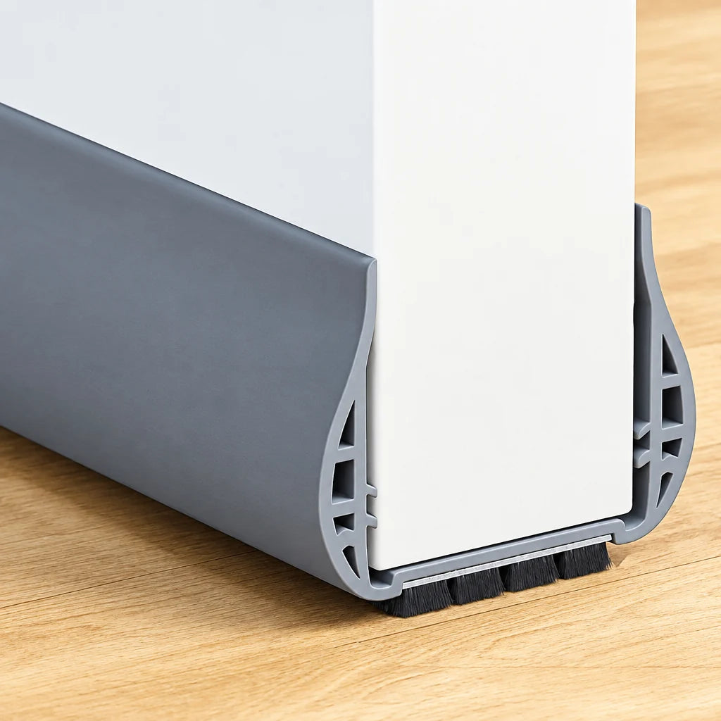 Door Draft Stopper Foam-Filled Energy-Saving Trim-to-Fit