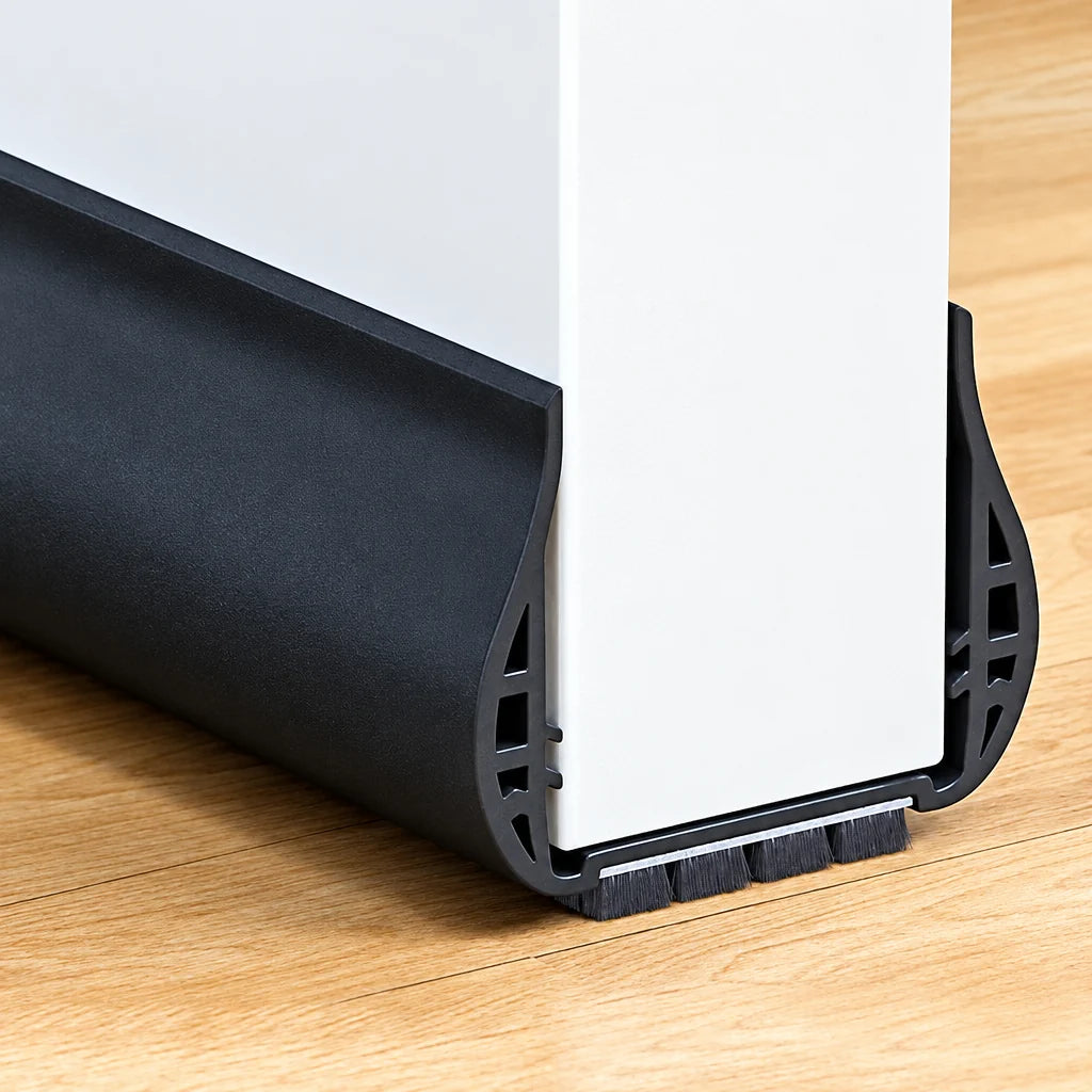 Door Draft Stopper Foam-Filled Energy-Saving Trim-to-Fit