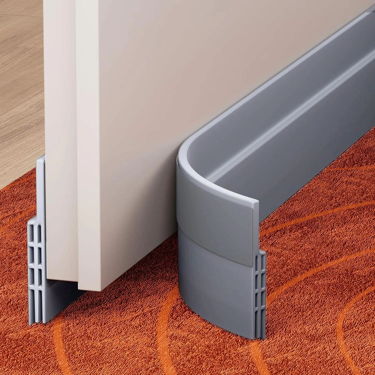 Door Draft Stopper Self-Adhesive Silicone Trim To Fit
