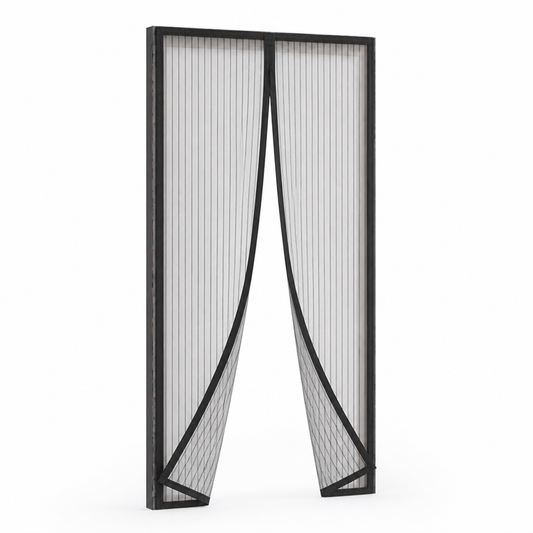 Door Insect Screen Magnetic Self-Closing Fine Mesh