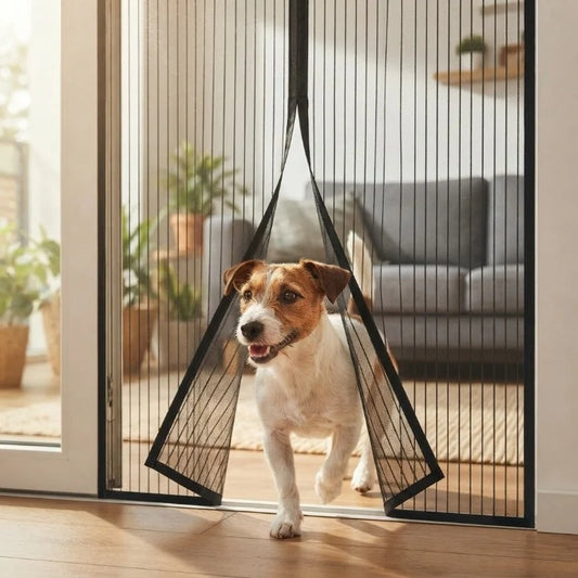 Door Insect Screen Magnetic Self-Closing No Drill Installation
