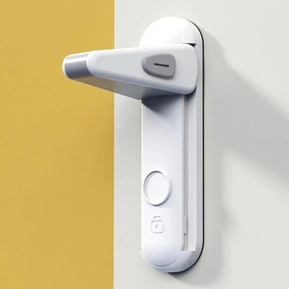 Door Lock Child-Safe 3-Button Drill-Free Adhesive