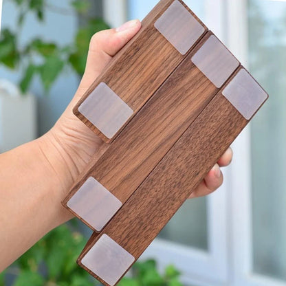 Door Stopper Wood & Metal Non-Slip Base