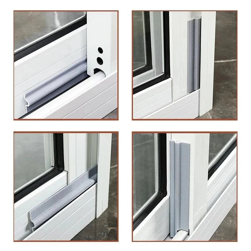 Door & Window Weatherstripping Tape Self-Adhesive Foam Draft Protection